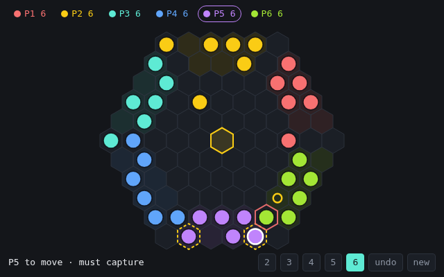 Hexagonal Checkers